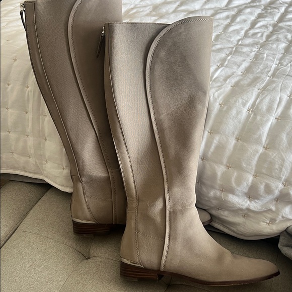 Louise et Cie Shoes - Louise et Cie Beige Over the Knee Boots